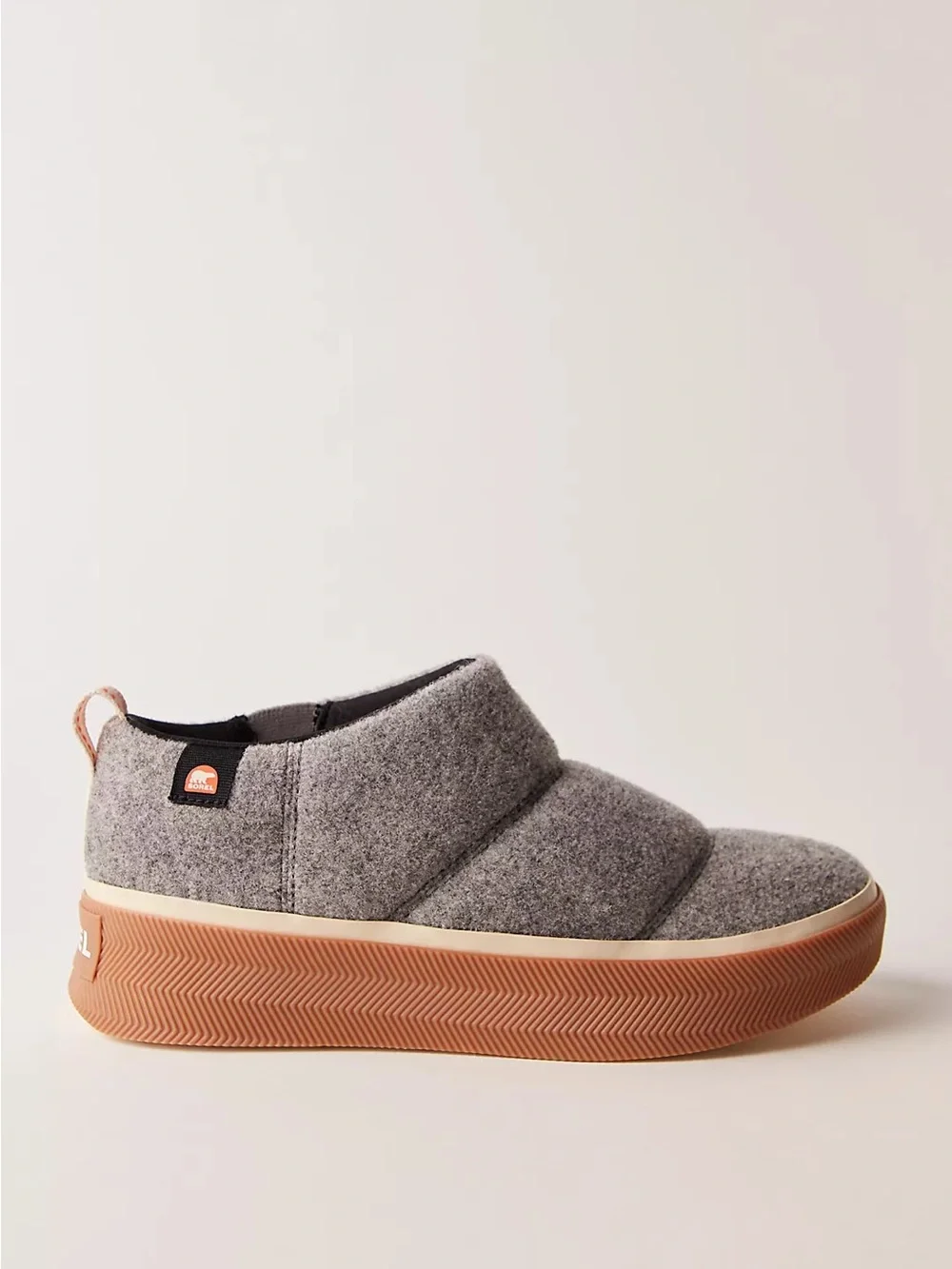 SOREL OUT N ABOUT IV MINI PUFFY BOOTS CHROME GREY GUM 9.5